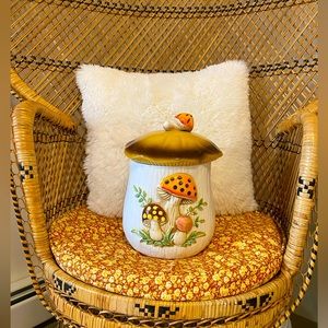 Large Vintage Sears Merry Mushroom Jar
